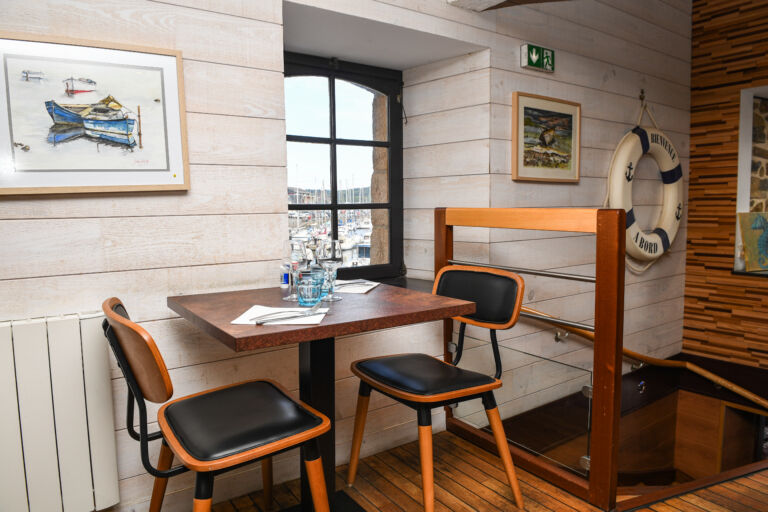 Restaurant l'Escale sur le port de Paimpol