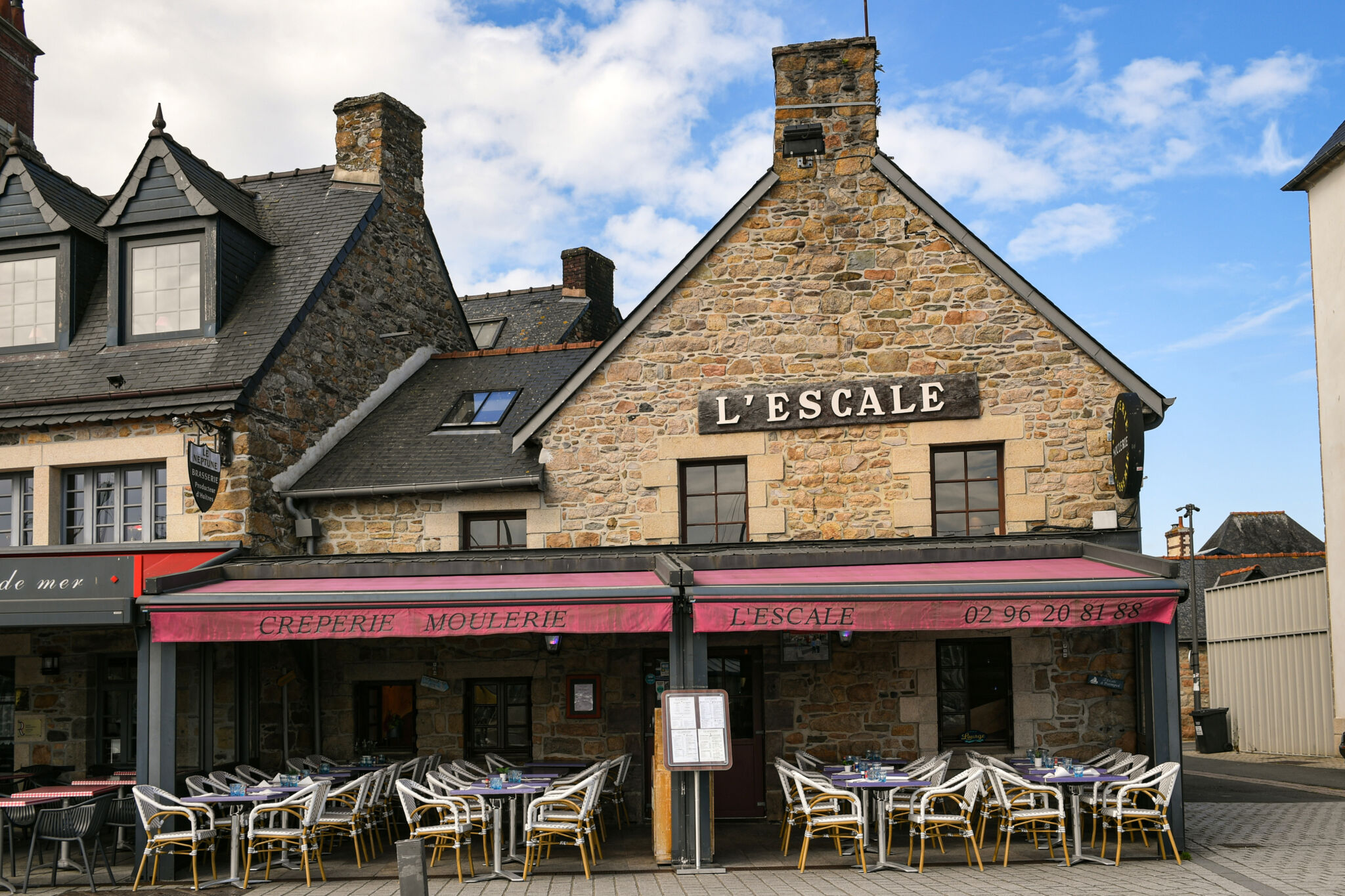 Restaurant l'Escale sur le port de Paimpol